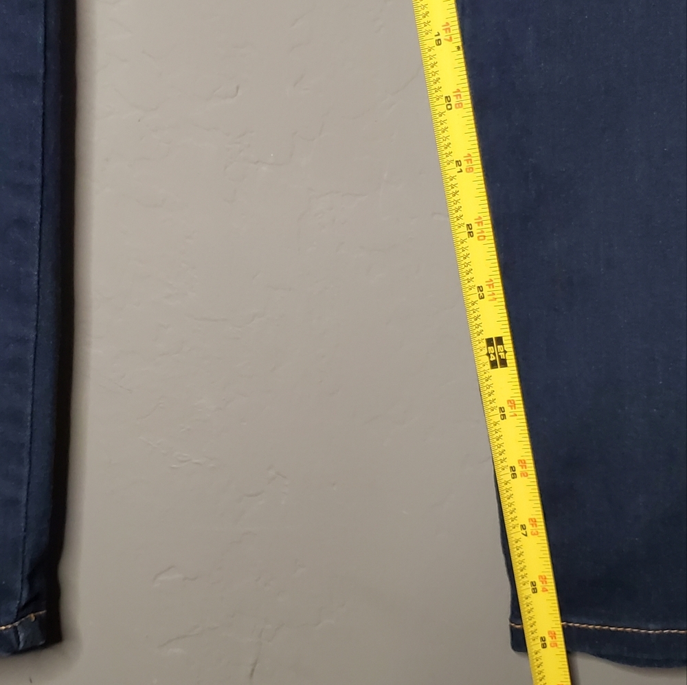 PARA  High-rise Skinny Jeans Elastic/paperback waist Size 15 - Picture 10 of 14